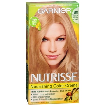 Garnier Nutrisse Haircolor - 80 Butternut (Medium Natural ...