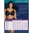 thumbnail image 2 of Vanity Fair Womens Beauty Back Full Figure Underwire Bra, 36D, Ghost Navy, 2 of 6