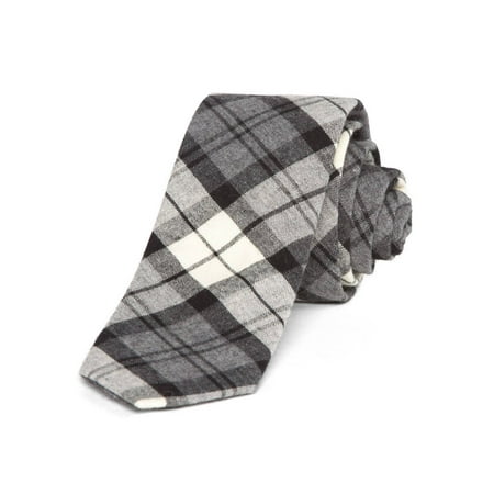 Check Skinny Tie - Gravity Threads Sophisticated Fashion Knit Skinny Neck Ties