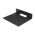 thumbnail image 4 of Estantes de pared metálicos para altavoces, estantes flotantes, soporte resistente y duradero en forma de L para plantas, juguetes, libros y cámaras. Negro, 4 of 7