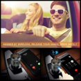 thumbnail image 2 of Adaptador Bluetooth Transmisor FM CHAO Cargador de Coche Inalámbrico Doble USB QC3.0 con Muesca LED, 2 of 5