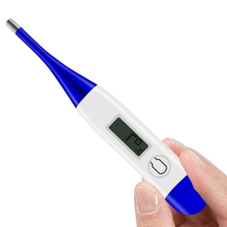 Reactionnx Clinical LED Digital Professional Thermometer Best To Read Monitor Fever Temperature Quickly 60s By Oral Rectal Underarm  Axillary Thermometers  Reliable Readings for Baby Adult