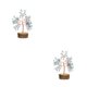 thumbnail image 4 of Árbol de Cristal Bonsai Toystoory decoración del hogar azul claro 2Conjunto, 4 of 6