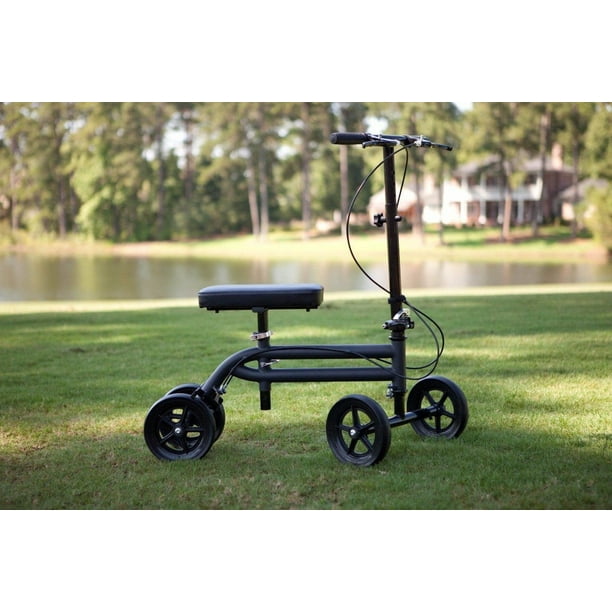 Economy Knee Scooter Steerable Knee Walker Medical Leg Scooter Crutch