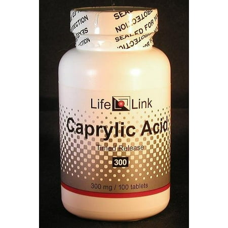Caprylic Acid 300mg LifeLink 100 Caps