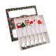 thumbnail image 2 of Juego de 6 cucharas y tenedores navideños, cubiertos navideños para regalo de cocina. verde 6C, 2 of 9