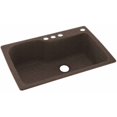 thumbnail image 1 of Swan Solid Surface Single Bowl Kitchen Sink (33" x 22") with 4 Faucet Holes, 1 of 1