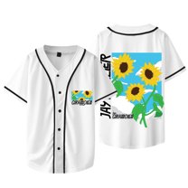 Jay Wheeler Girasoles Album Merch Dia Soleado Baseball Jersey Unisex V-neck Short-sleeved T-shirt