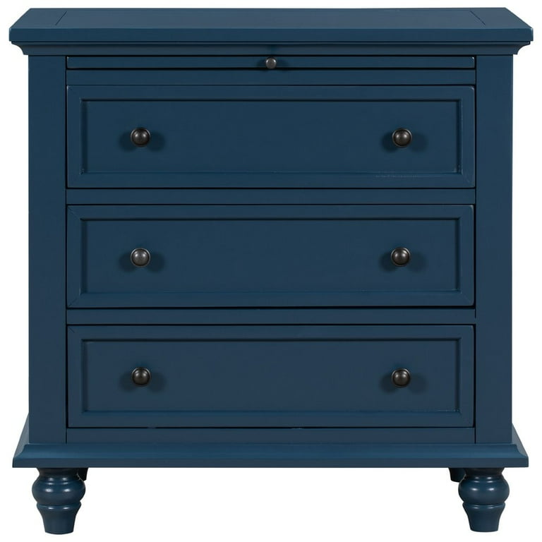 Hassch 3-Drawer Storage Dresser with Small Single Capacity Pull