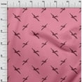 thumbnail image 2 of oneOone Tissu Polyester Lycra à Blocs d'Oiseaux, Imprimés au Mètre, 56 Pouces de Large, 2 of 4