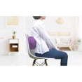 thumbnail image 7 of 2 Pcs Microbead Bolster Tube Pillow, Squishy Neck Arm Back Support Roll Body Cushion Pillows Cylinder Bean Bag Throw Pillow for Plane Car Travel Recliner Sleeping, 11.8 x 6.3 Inch, Blue + Pink, 7 of 7