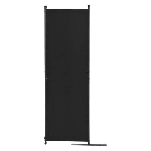 4-Panel Room Divider, 88×67.5 Inch Folding Privacy Screen, Freestanding Fabric Partition for Office Bedroom Dining Room Study, Black