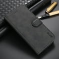thumbnail image 5 of Premium Wallet Case for iPhone 14, Luxury PU Leather Flip Folio Cover with Card Slots Holder + Kickstand + Magnetic Clasp Glossy Case Soft Silicone Shockproof Protection Case, Black, 5 of 5