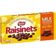 Nestle Raisinets Milk Chocolate Candy 3.5 Ounce Box ( Pack of 3 )