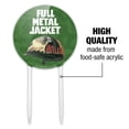 thumbnail image 6 of Acrylic Full Metal Jacket Born to Kill Cake Topper Party Decoration for Wedding Anniversary Birthday Graduation, 6 of 7