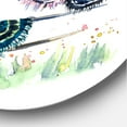 thumbnail image 3 of Designart 'Colorful Russian Rugs On Drying Line' Global Circle Metal Wall Art 29x29 - Disc of 29, 3 of 5