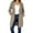 Beige, variant on Womens Cotton Long Hoodie Jacket with Pockets Comfy Loose Fall Casual Drawstring Hooded Sweatshirt Coat Mid-length (XL, White)