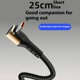 thumbnail image 6 of Short USB Type C Cable Fast Charging Durability Braided Cord for Quick Power Delivery and Travel Use, 6 of 8