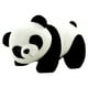 thumbnail image 1 of Muñeco de panda de peluche de 20 cm con forma de hoja de bambú de Taotanxi, juguetes para dormir con animales de peluche, regalo preferido para niños con panda blanco y negro, 1 of 4
