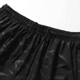 thumbnail image 6 of Summer Savings Clearance! Stamzod Men Short Fashion Solid Color Summer Elastic Waist Drawstring Shorts Casual Loose Plus Size Athletic Shorts for Men with Pocket Black E XL, 6 of 7