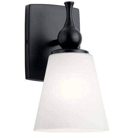 

Kichler Cosabella 10 1/2 High Black Metal Wall Sconce