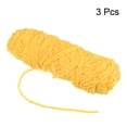 thumbnail image 3 of Unique Bargains Chenille 100% Polyester Yellow Yarn, 3 Skeins, 3 of 7