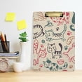 thumbnail image 6 of FMSHPON Paw Cute Cat Clipboard Hardboard Wood Nursing Clip Board and Pull for Standard A4 Letter 13x9 inches, 6 of 8