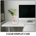thumbnail image 3 of FUTUREORYY Round Doll Organizer Box Transparent Square Showcase for Plush Dolls Minimalist Design 1Pack, 3 of 8