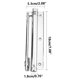 thumbnail image 3 of Fiudx Cierrapuertas Hidráulicas y Amorfas Puertas de Madera, Bisagra Resistente, Mecanismo de Recurso Ajustable, Guía de Fácil Instalación, Apto para Dormitorios y Oficinas, Hasta 35 Kg de Peso., 3 of 3