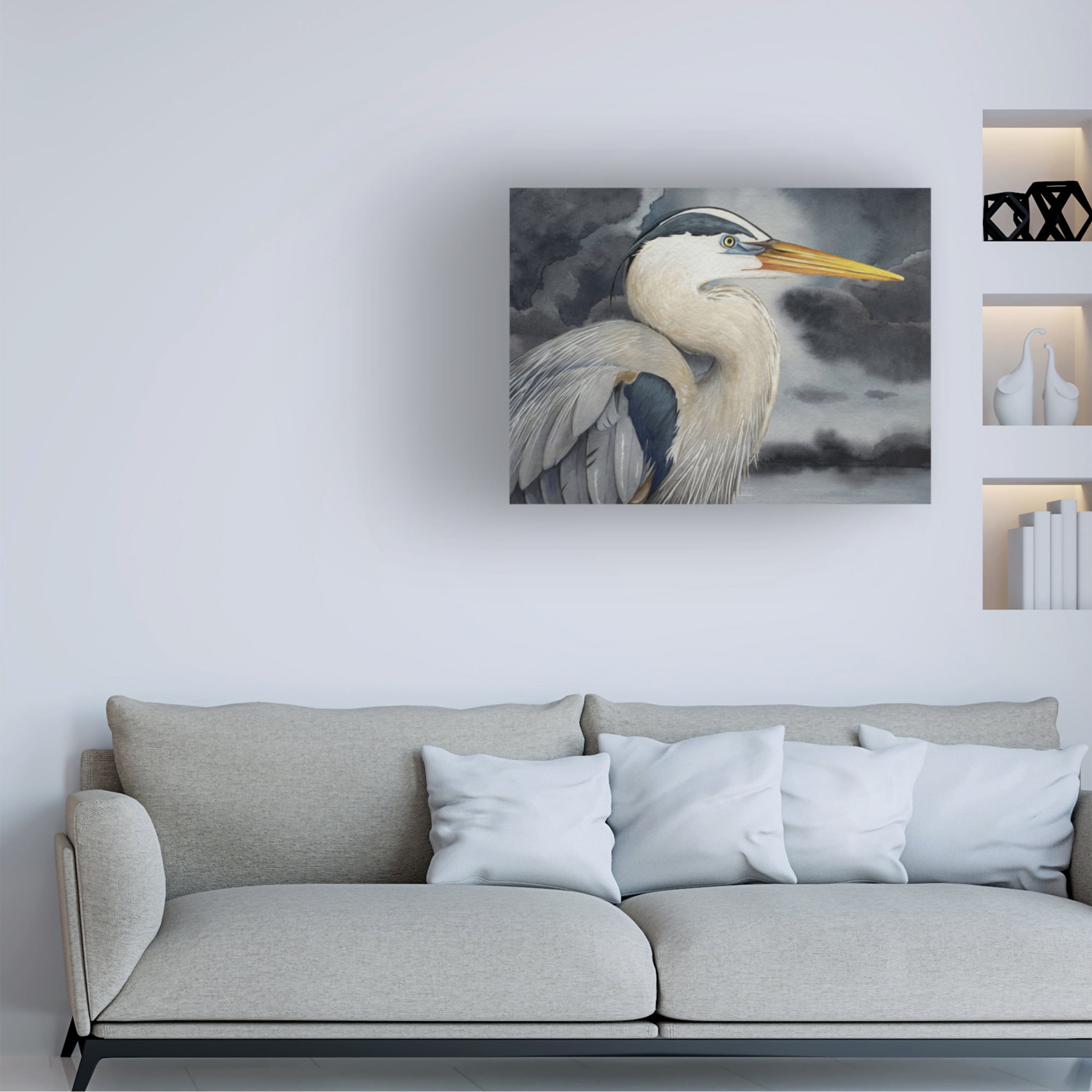Trademark Fine Art Grace Popp  Stormy Blue I Canvas Wall Art