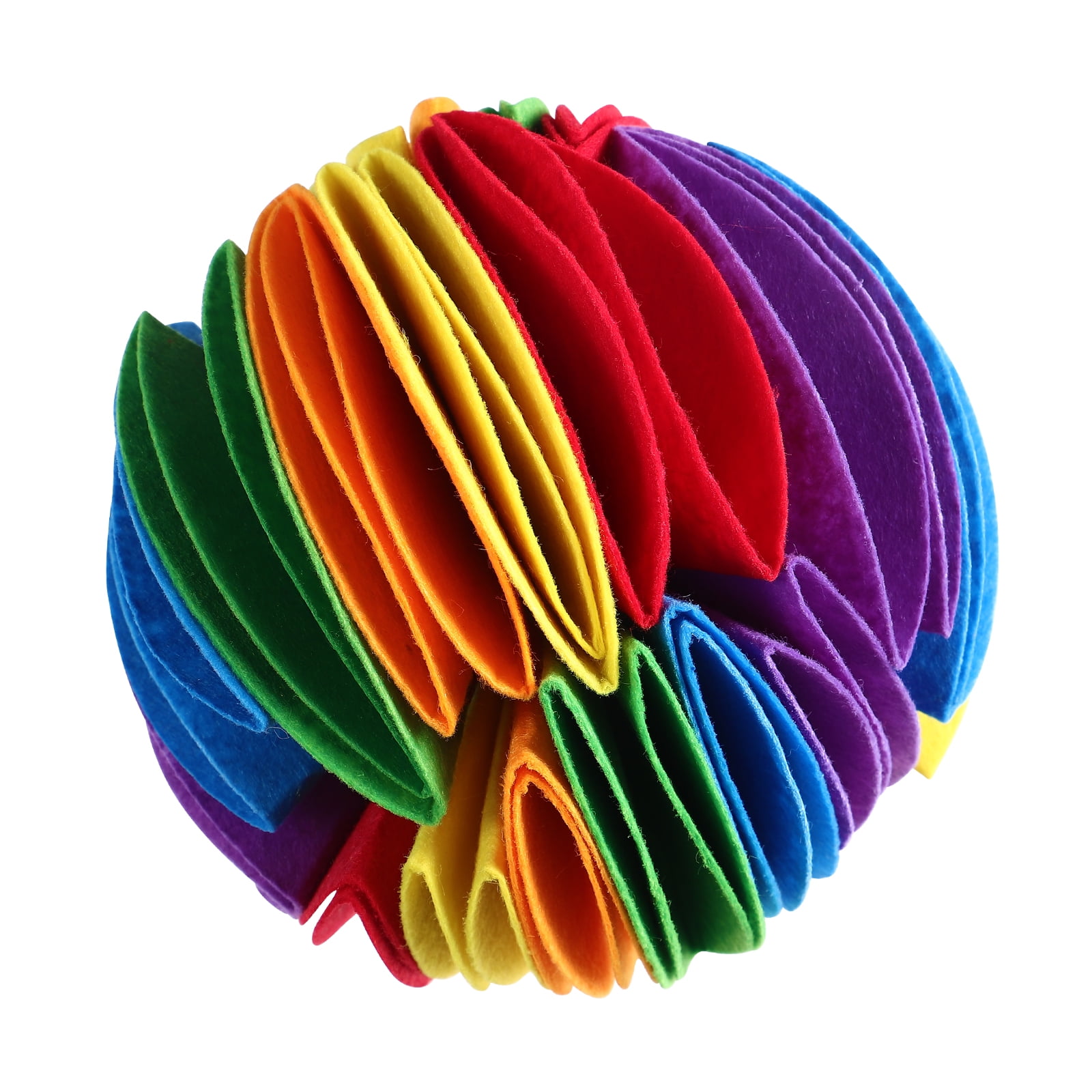 Interactive Dog Ball Pet Snuffle Ball Dog Puzzle Toy Colorful Dog Treat