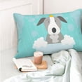 thumbnail image 4 of KLL Dog In Bathtub Pillow Covers Envelope Closure,Super Soft and Cozy Fuzzy Fleece Pillow Case Cover (No pillow core）, 4 of 5
