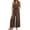 Coffee, variant on Jumpsuits for Women Dressy Casual Wide Leg Jumpsuit Summer Rompers Jumpers with Pockets Beach Vacation Travel Clothes