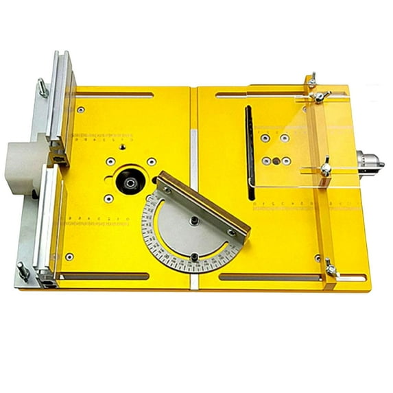 Router Table Insert Plate Wood Router Trimmer Woodworking Router Working Benches Milling Trimming Engraving , Aureate