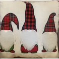 thumbnail image 1 of Arlee Home Fashions Holiday Gnomes Decorative Pillow, 18X18, 1 of 3