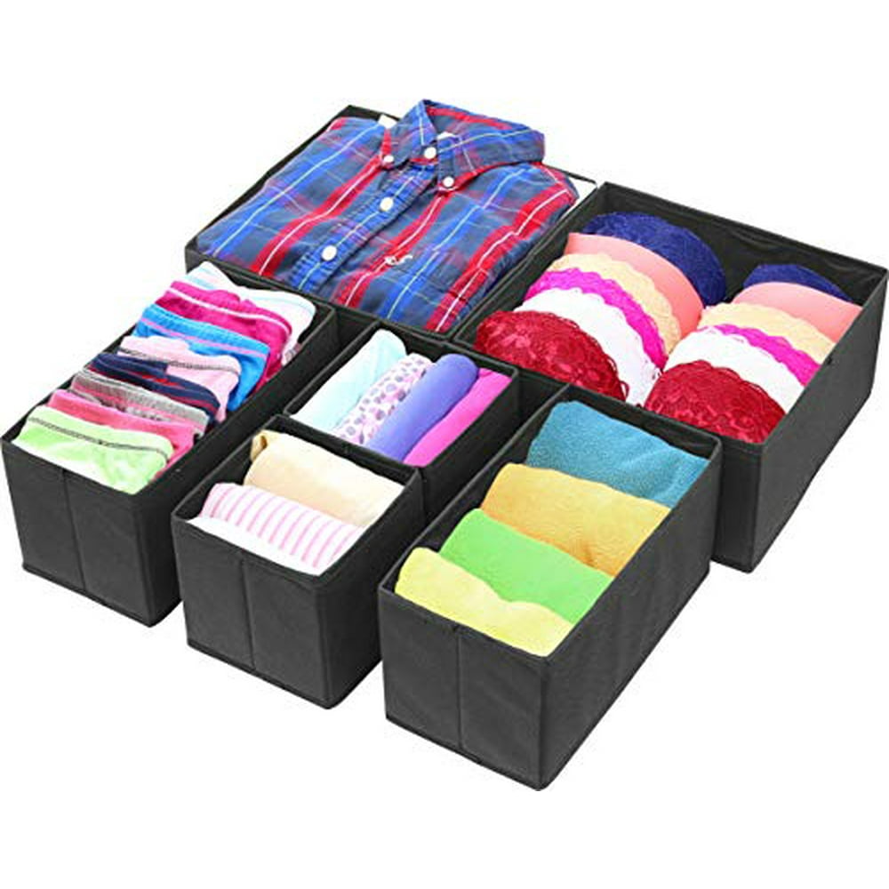 Simple Houseware Foldable Cloth Storage Box Closet Dresser Drawer Divider Organizer Basket Bins