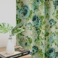 thumbnail image 5 of Easy-Going Blue Printed Grommet Blackout Curtain Pair, 52" x 63" (2 Panels), 5 of 7