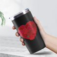 thumbnail image 2 of Rose 20oz Coffee Stainless Steel Mobile Tumblers, Vacuum Insulated Mug with Lid, Spill-Proof Travel Cup for Hot & Cold Drinks, for Coffee, Wine, Cocktails, Christmas, Spring, 2 of 6
