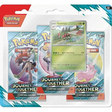 Pokemon TCG: Scarlet & Violet — Journey Together Three-Booster Blister - Yanmega