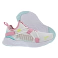 thumbnail image 4 of Puma Softride Rift So Popglitch Girls Shoes Size 5, Color: White/Pink, 4 of 5