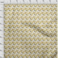 thumbnail image 4 of oneOone Cotton Poplin Twill Yellow Fabric Geometric Craft Projects Decor Fabric Printed By The Yard 56 Inch Wide, 4 of 5