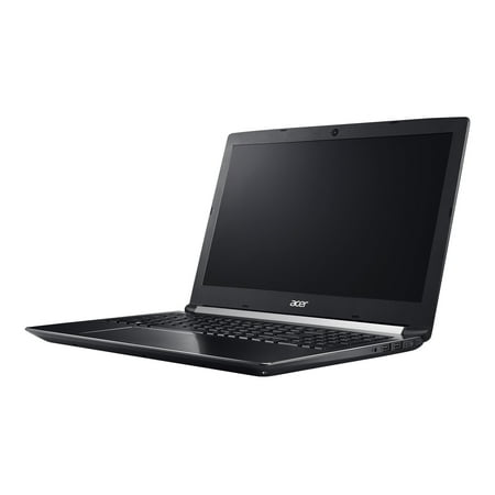 Acer Aspire 7 A715-72G-71CT - Intel Core i7 8750H / 2.2 GHz - Win 10 Home 64-bit - GF GTX 1050 Ti - 8 GB RAM - 128 GB SSD + 1 TB HDD - 15.6" IPS 1920 x 1080 (Full HD) - Wi-Fi 5 - obsidian black - kbd: US Intl