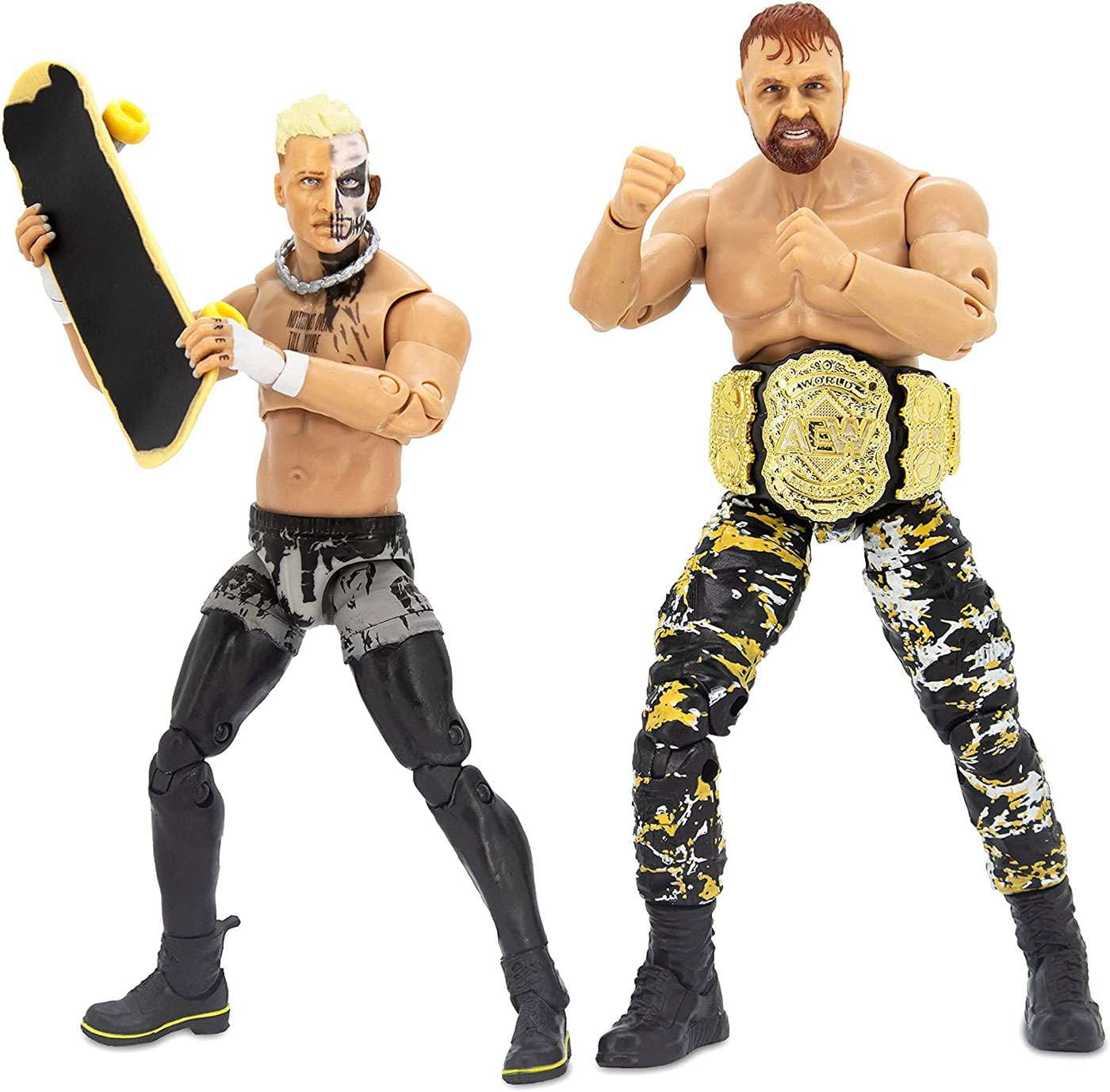 AEW Wrestling Moxley vs Allin Action Figure Set, Unrivaled