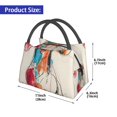 thumbnail image 2 of Disketp Colorful Dachshund Art Insulated Bags, Insulated Cooler Bag Totes for Lunch Beach Camping, 2 of 6