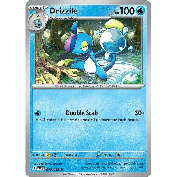 Pokemon ME01: Mega Evolution Common Drizzile #40