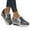 4Silver, variant on Loafers for Women Slip on Wedge Sandals Glitter Sequin Sparkly Platform Walking Shoes