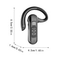 Xinwennn Headset Wireless Earpiece With Noise Cancelling Microphone For Driving Single Ear