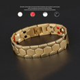thumbnail image 2 of Men Titanium Steel Bracelets Radiation Protecting Magnet Bracelet For Travel Business(wanan), 2 of 5