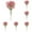 Lotus, variant on BESEW7 Fake Artificial Baby Breath Flowers 11.4inch Bulk for Outdoor Wedding Decor Table Arrangement Simulation Bouquet Purple 12pc