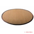 thumbnail image 4 of Cateissary Cama refrescante de verano para cachorros, forma redonda, fibra vegetal ambiental, acogedora almohadilla para dormir, esteras, casa, Decoración del hogar, 4 of 5